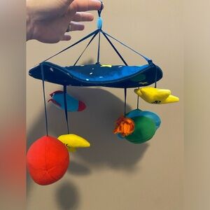 Ikea Klappa Hanging Space Decoration with Planets Stars Moon Rocket  for Crib